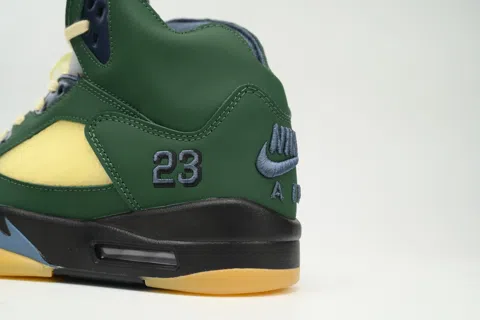 Air Jordan 5 Navy Green – photo 3