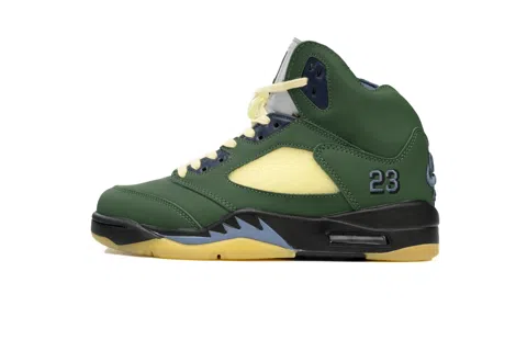 Air Jordan 5 Navy Green
