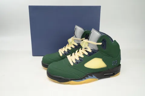 Air Jordan 5 Navy Green – photo 8