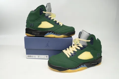 Air Jordan 5 Navy Green – photo 9