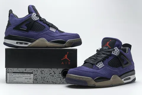 Travis Scott x Air Jordan 4 Purple – photo 12