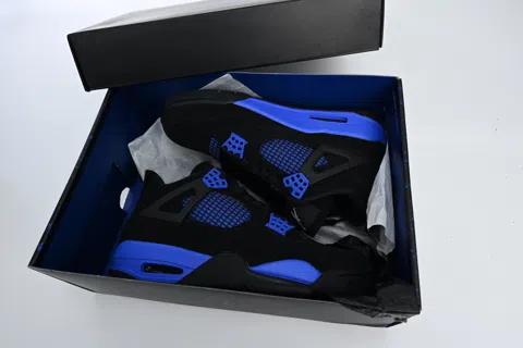 Air Jordan 4 Black/Blue – photo 11