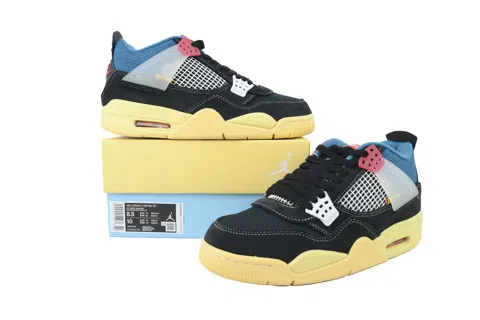 Union LA x Air Jordan 4 Black/Blue – photo 7