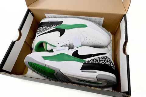 Jordan Legacy 312 Low White/Green – photo 11
