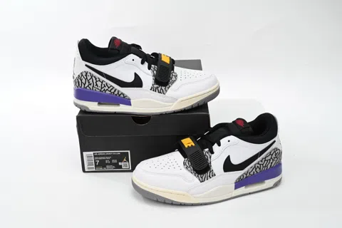 Jordan Legacy 312 Low White/Yellow/Purple – photo 9