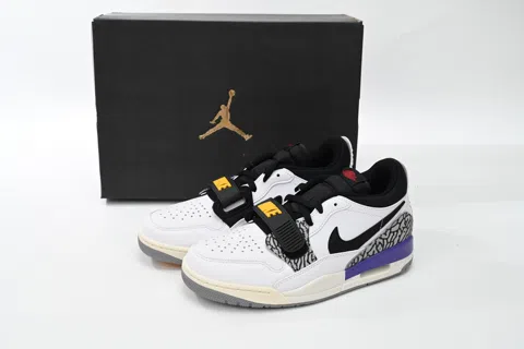 Jordan Legacy 312 Low White/Yellow/Purple – photo 10
