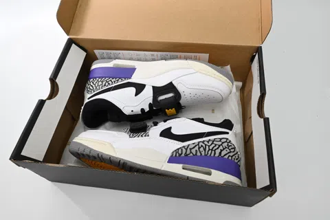 Jordan Legacy 312 Low White/Yellow/Purple – photo 11