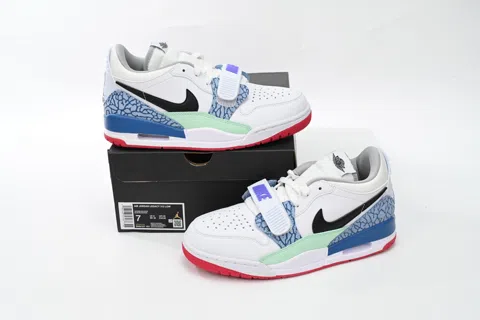 Jordan Legacy 312 Low White/Purple/Blue – photo 9