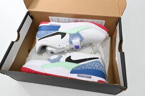 Jordan Legacy 312 Low White/Purple/Blue – photo 11