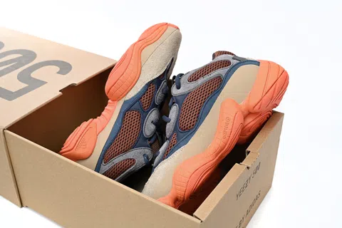Yeezy 500 Blue/Orange – photo 12