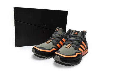 adidas Ultraboost Grey/Black/Orange – photo 11