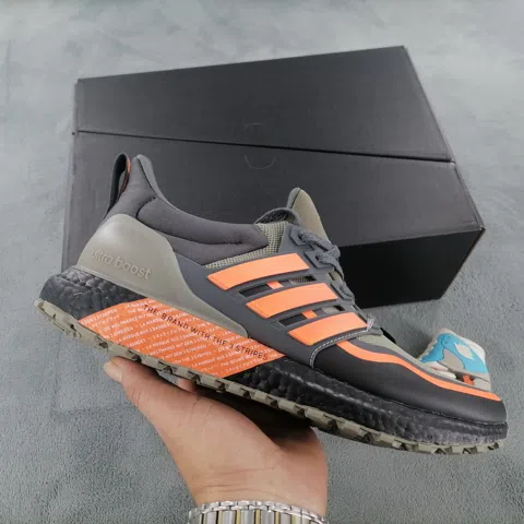 adidas Ultraboost Grey/Black/Orange – photo 5