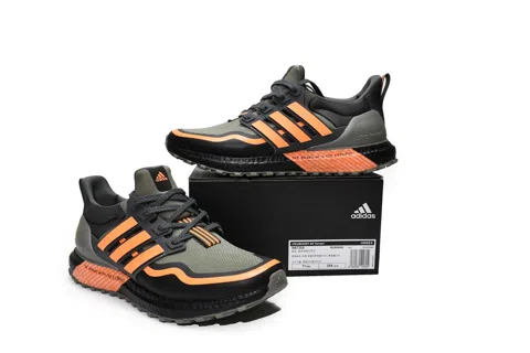 adidas Ultraboost Grey/Black/Orange – photo 12