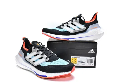 adidas Ultraboost 21 Black/Blue/Orange – photo 12