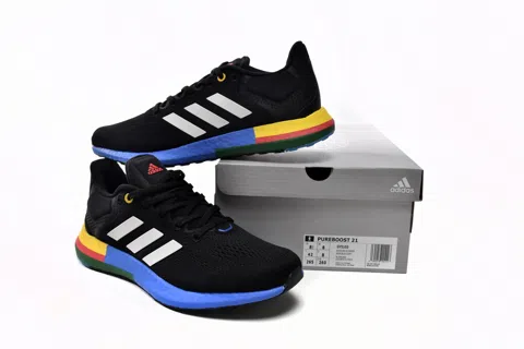 adidas PureBoost 21 Black Multicolor – photo 12