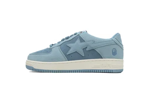 Bape Sta Light Cream Suede