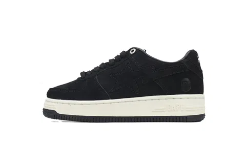 Bape Sta Black Suede