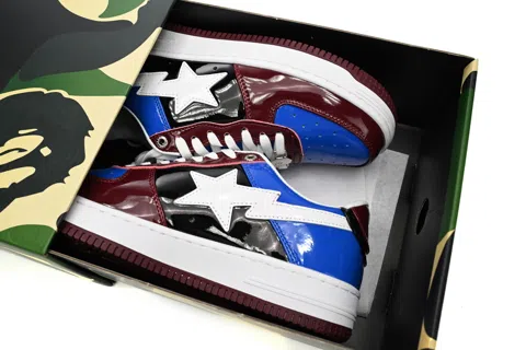 Bape Sta White/Burgundy/Blue – photo 10