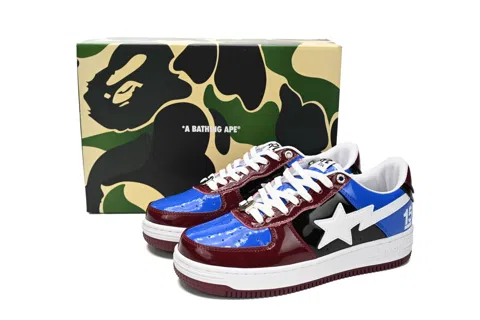 Bape Sta White/Burgundy/Blue – photo 8