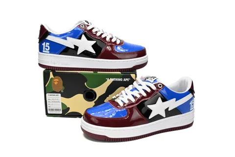 Bape Sta White/Burgundy/Blue – photo 9