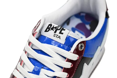 Bape Sta White/Burgundy/Blue – photo 6