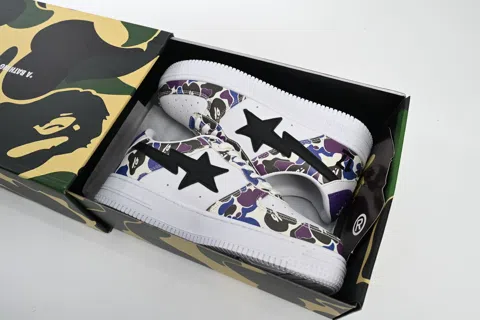 Bape Sta White/Purple – photo 11