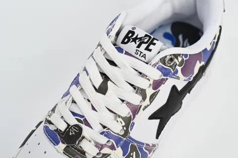 Bape Sta White/Purple – photo 7