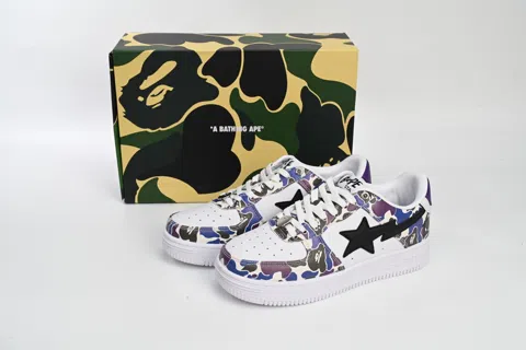 Bape Sta White/Purple – photo 9