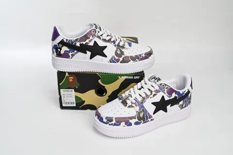 Bape Sta White/Purple – photo 10
