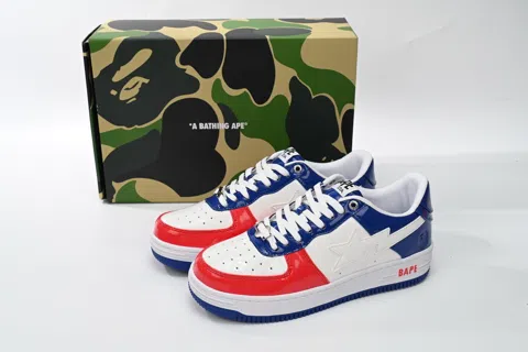 Bape Sta White/Red/Blue – photo 9