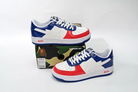 Bape Sta White/Red/Blue – photo 10