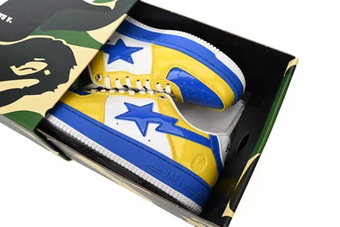 Bape Sta White/Royal Blue/Yellow – photo 10