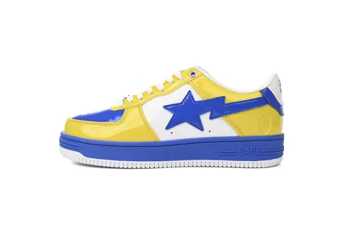 Bape Sta White/Royal Blue/Yellow