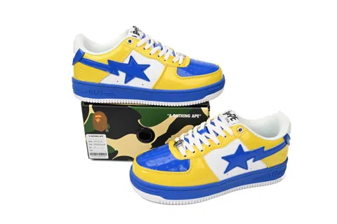 Bape Sta White/Royal Blue/Yellow – photo 9