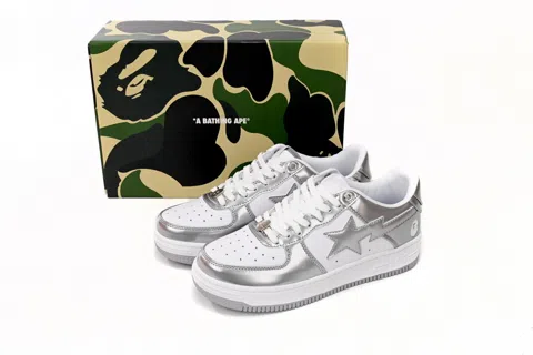 Bape Sta White/Silver – photo 9
