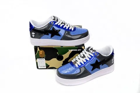 Bape Sta Black/Grey/Royal Blue – photo 9