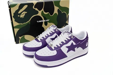 Bape Sta White/Purple – photo 8