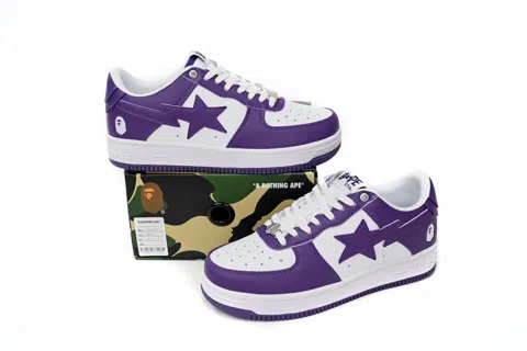 Bape Sta White/Purple – photo 9