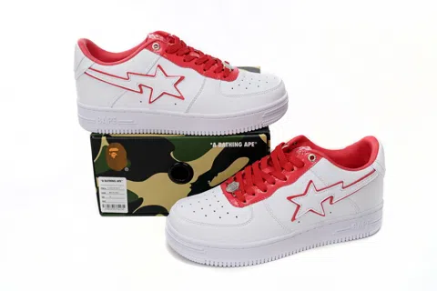 Bape Sta White/Red – photo 10