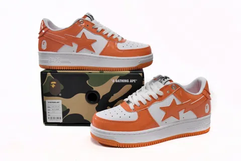 Bape Sta White/Orange – photo 11