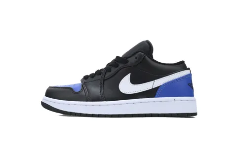 Air Jordan 1 Low Black Royal Toe