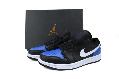 Air Jordan 1 Low Black Royal Toe – photo 6