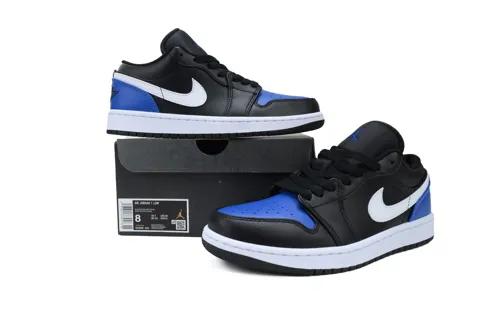 Air Jordan 1 Low Black Royal Toe – photo 7