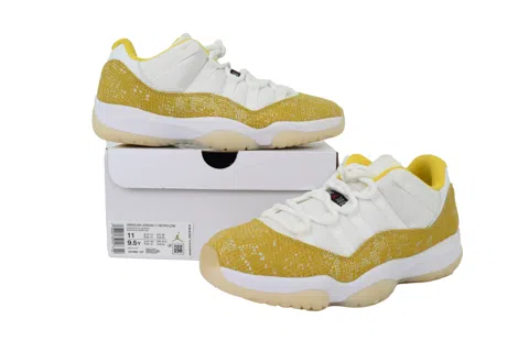Air Jordan 11 Low Yellow Snakeskin – photo 7