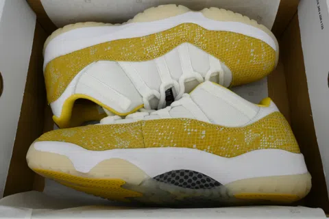 Air Jordan 11 Low Yellow Snakeskin – photo 8