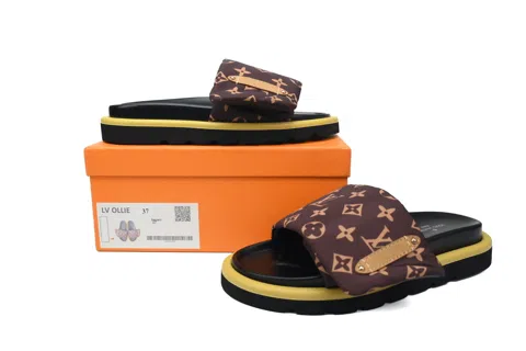 Louis Vuitton Pool Pillow Comfort Mule Brown/Yellow – photo 6