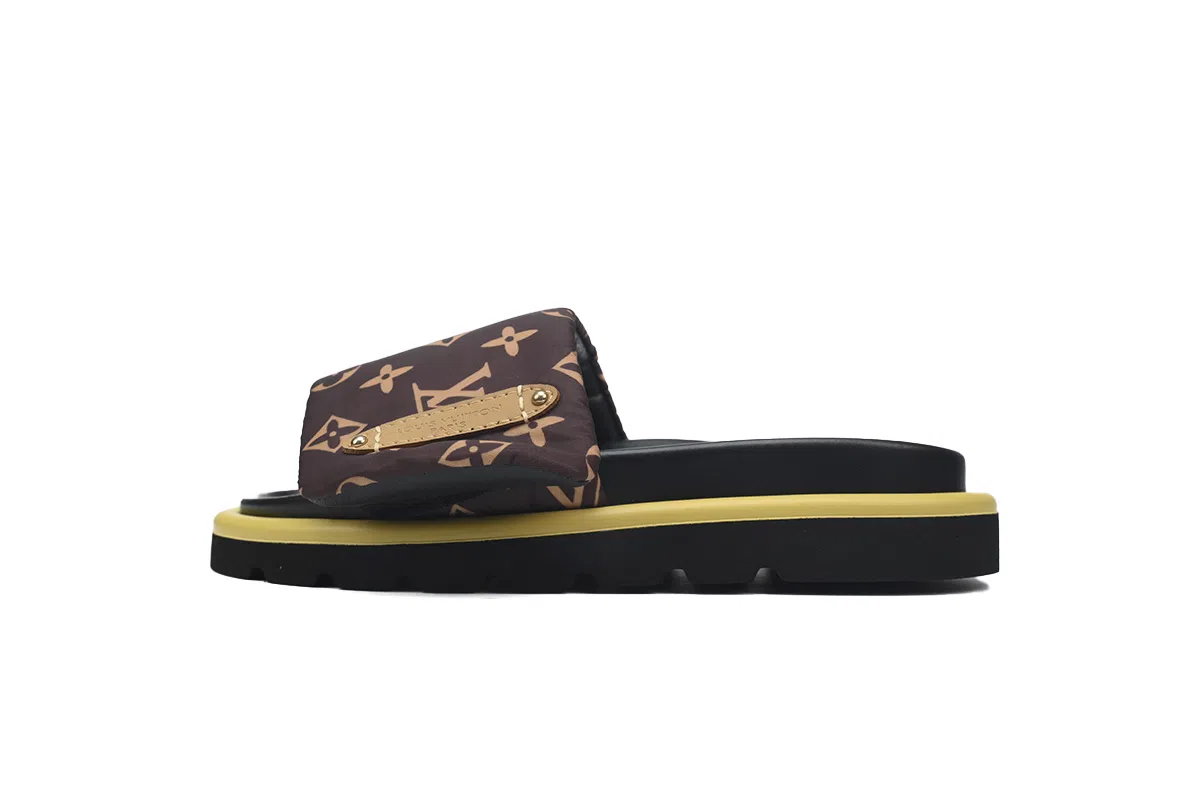 Louis Vuitton Pool Pillow Comfort Mule Brown/Yellow – photo 1
