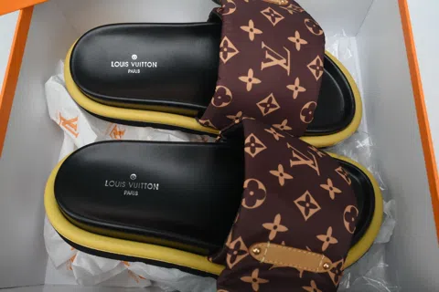 Louis Vuitton Pool Pillow Comfort Mule Brown/Yellow – photo 8