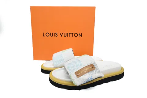Louis Vuitton Pool Pillow Comfort Mule White/Multicolor – photo 6