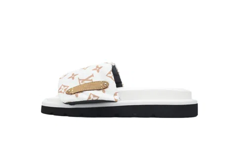 Louis Vuitton Pool Pillow Comfort Mule White/Yellow